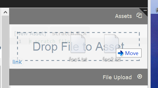 Drag and Drop to Upload Data